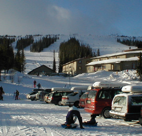 Lindvallen ski area Salen Sweden