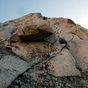 Mt. Conness W ridge lower route