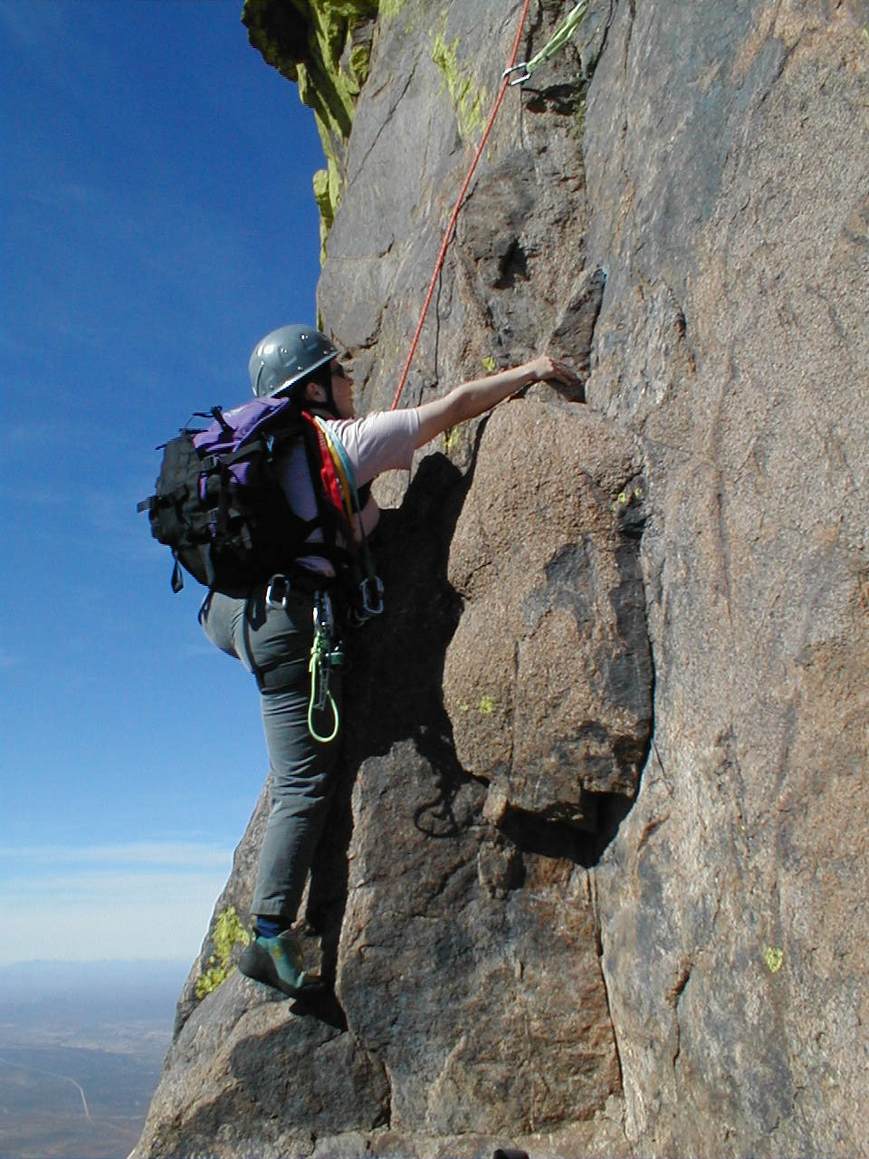 Morresa follows the 5.6 crux