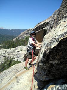 Hal Murray traverse pitch Golden Toad.