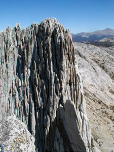 the North summit of Matthes Crest