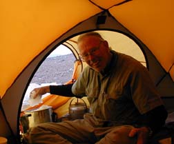 PD at camp 2 on Sierra Nevada de Lagunas Bravas