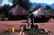 Water Well at Village near Sausage Tree Camp.