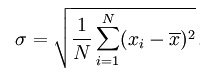 standard deviation