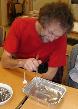 Rolf herds coins using electricity