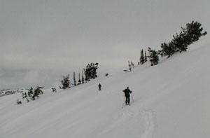 Traversing below Acid Ridge