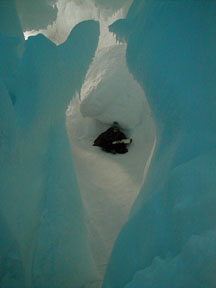 water color in the cave