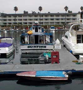 Islands Packers boat, the Sunfish.