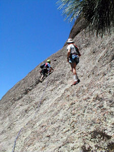 Chris Hibbert photographs Joe Hastings on Macheete Ridge