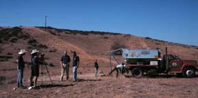 faultline crew, Paul and blasting agent truck