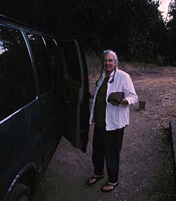 Ellen next to our new van