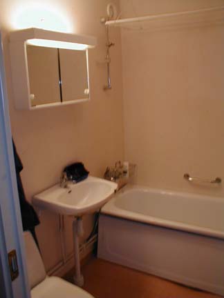the bath