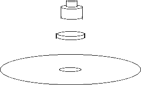 water bottle mouthpiece glued to filmcanlid to CD