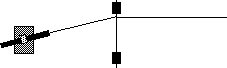 a laser beam radiating from the focal point exits the lens parallel to the axis