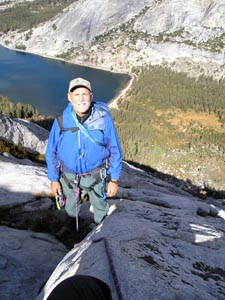 Paul Morgan on Tenaya Peak North Buttress