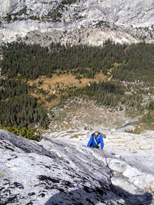 aul Morgan on Tenaya Peak North Buttress