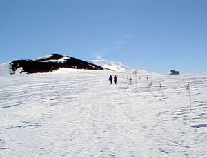 Trail to Castle Rock, right edge center