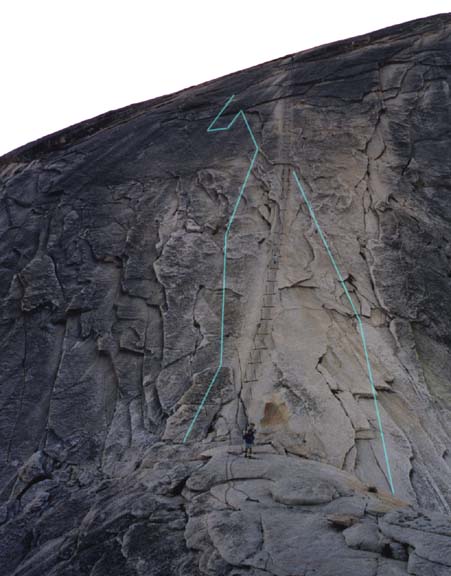 the cables on half dome 