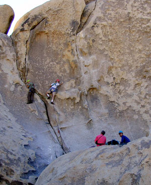 Joshua Tree 2003 N Face stirrup rock.