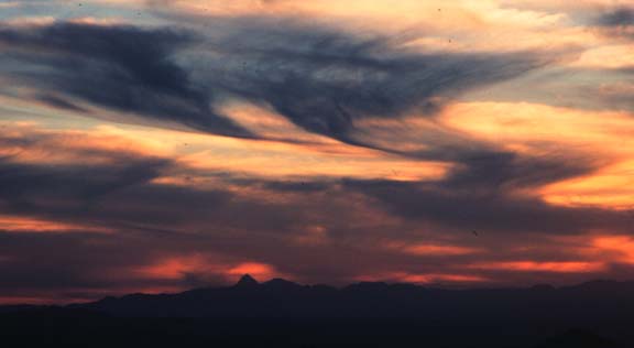 Baboquivari at sunset