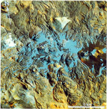space photo of Sierra Nevada