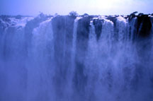 Victoria Falls viewed from its midpoint.