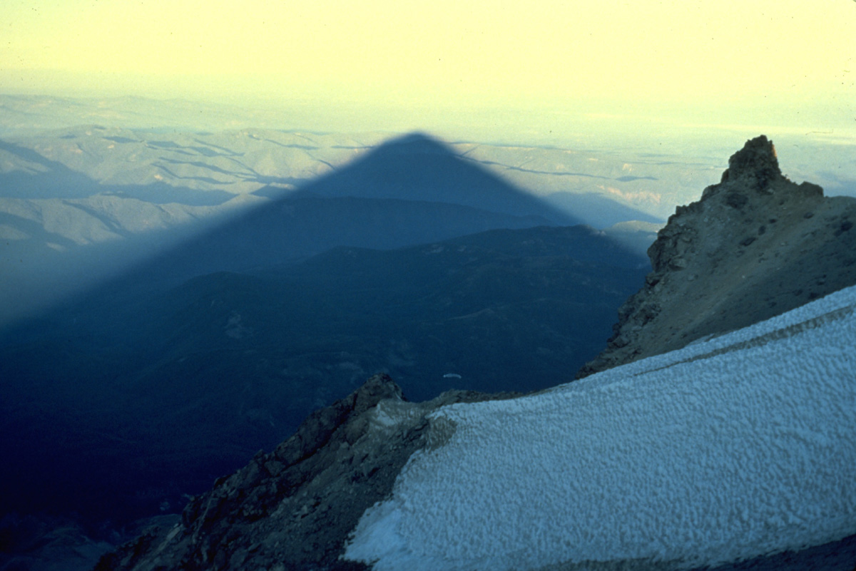 mountain shadow