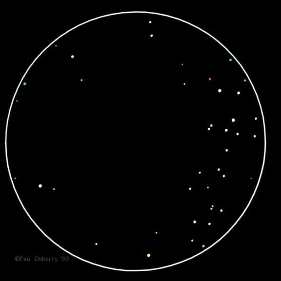 stars v = 0.7 c rear, large