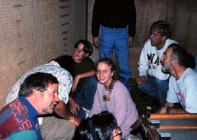 teachers in the sound column, Exploratorium