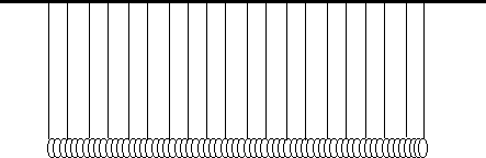 sketch of hanging slinky