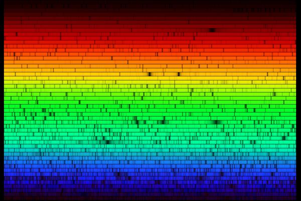 solar spectrum fraunhofer